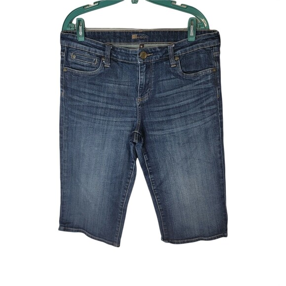 Kut from the Kloth Pants - Kut By Cloth Women's Dark Blue Denim Bermuda Shorts